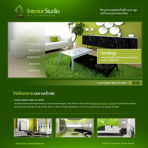 Website laten maken met Interieur en Meubels 427 webdesign